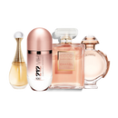 Combo de 4 perfumes - 212 Rosé, Olympéa, Coco Mademoiselle, J’adore